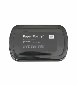 Stempelpude, DYE INK PAD, Sort