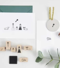 Stempel Sæt, Julekrybbe motiver