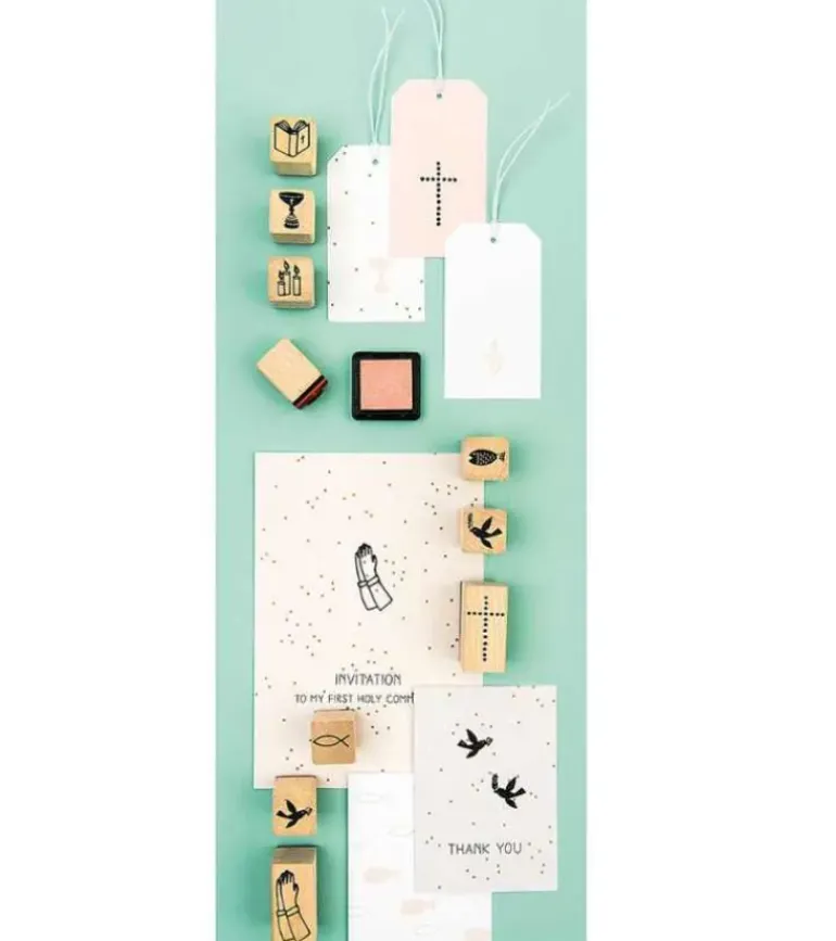 Stempel Sæt med Kristne motiver, 10 dele