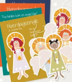 4 stk Hverdagsengle, Klip-ud-engle