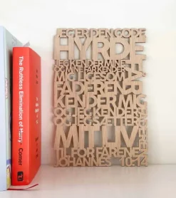 Træskilt, Bibelvers: Den gode hyrde, Eg