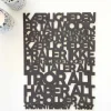 Træskilt, Bibelvers: Kærligheden er…, Sort MDF