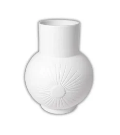 Vase, Kuglevase med sol, 22 cm