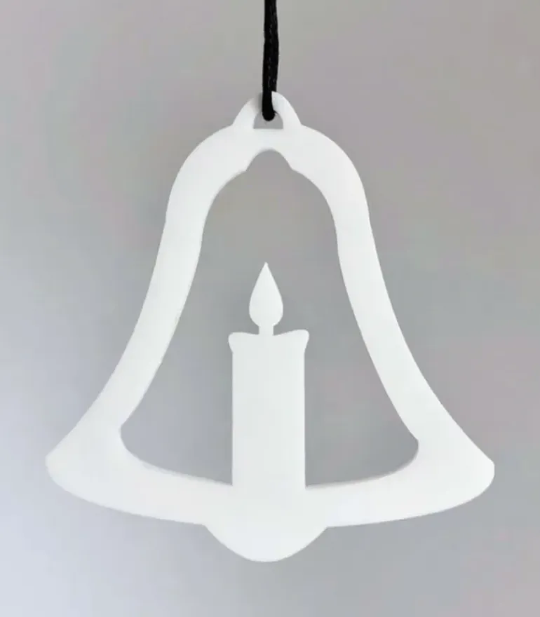 Vibeager, Juleklokke med et lys Ophæng